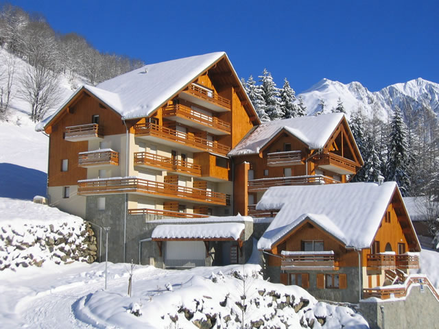Chalet du Verney in the snow
